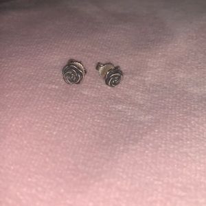 James Avery Rose Earrings